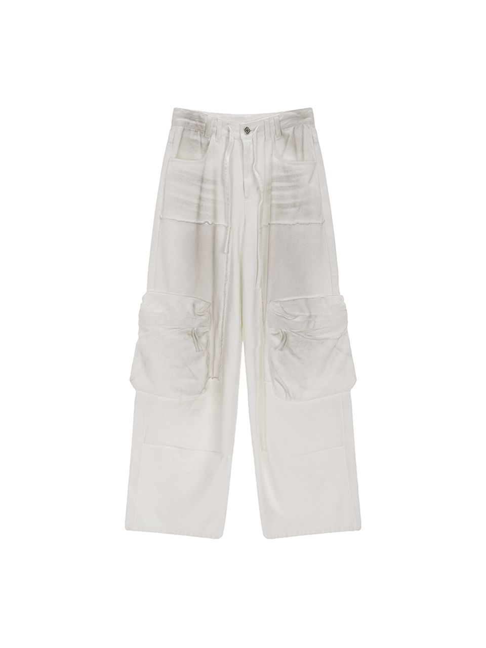 ボトムスその他 [MATINKIM]dirty washed heavy cargo pants in white MUSINSA | MATIN KIM DIRTY WASHED HEAVY CARGO PANTS IN WHITE