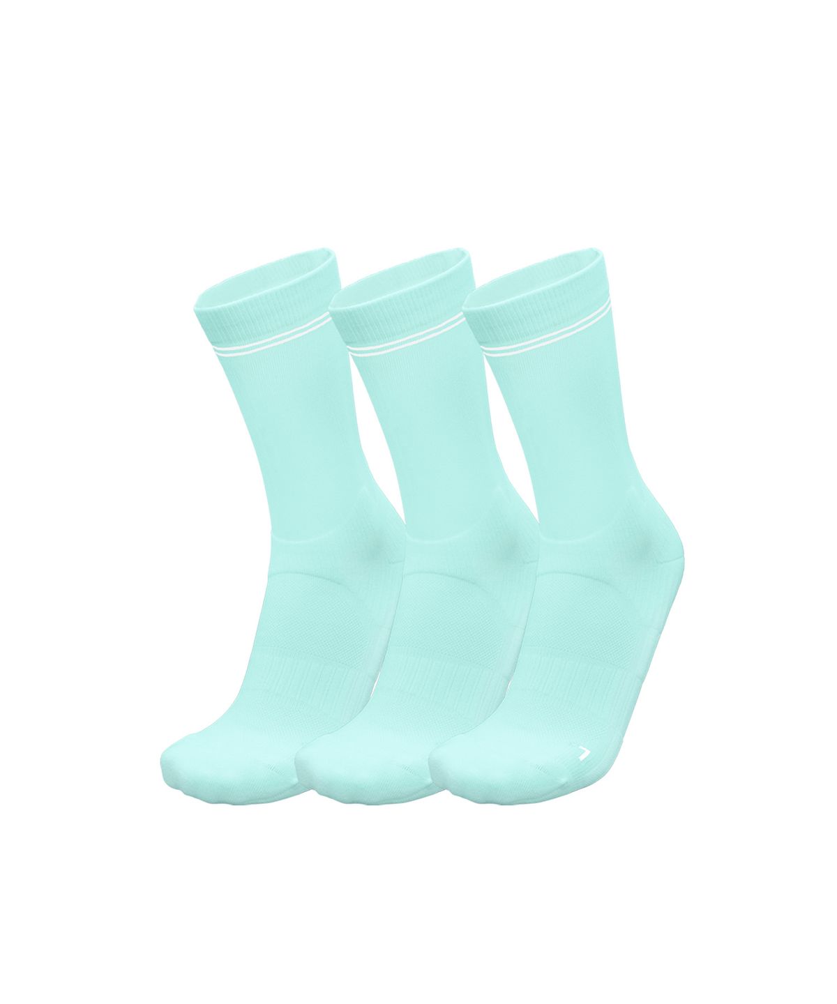 삭스업(SOCKSUP) 컴프레션 러닝 크루삭스 민트 3PACK