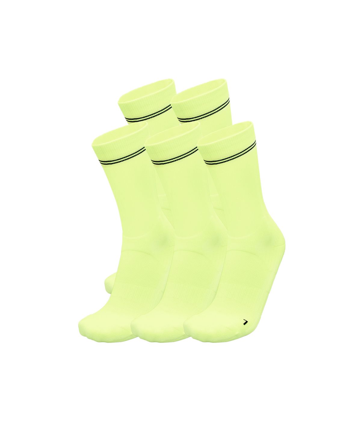 삭스업(SOCKSUP) 컴프레션 러닝 크루삭스 네온 5PACK