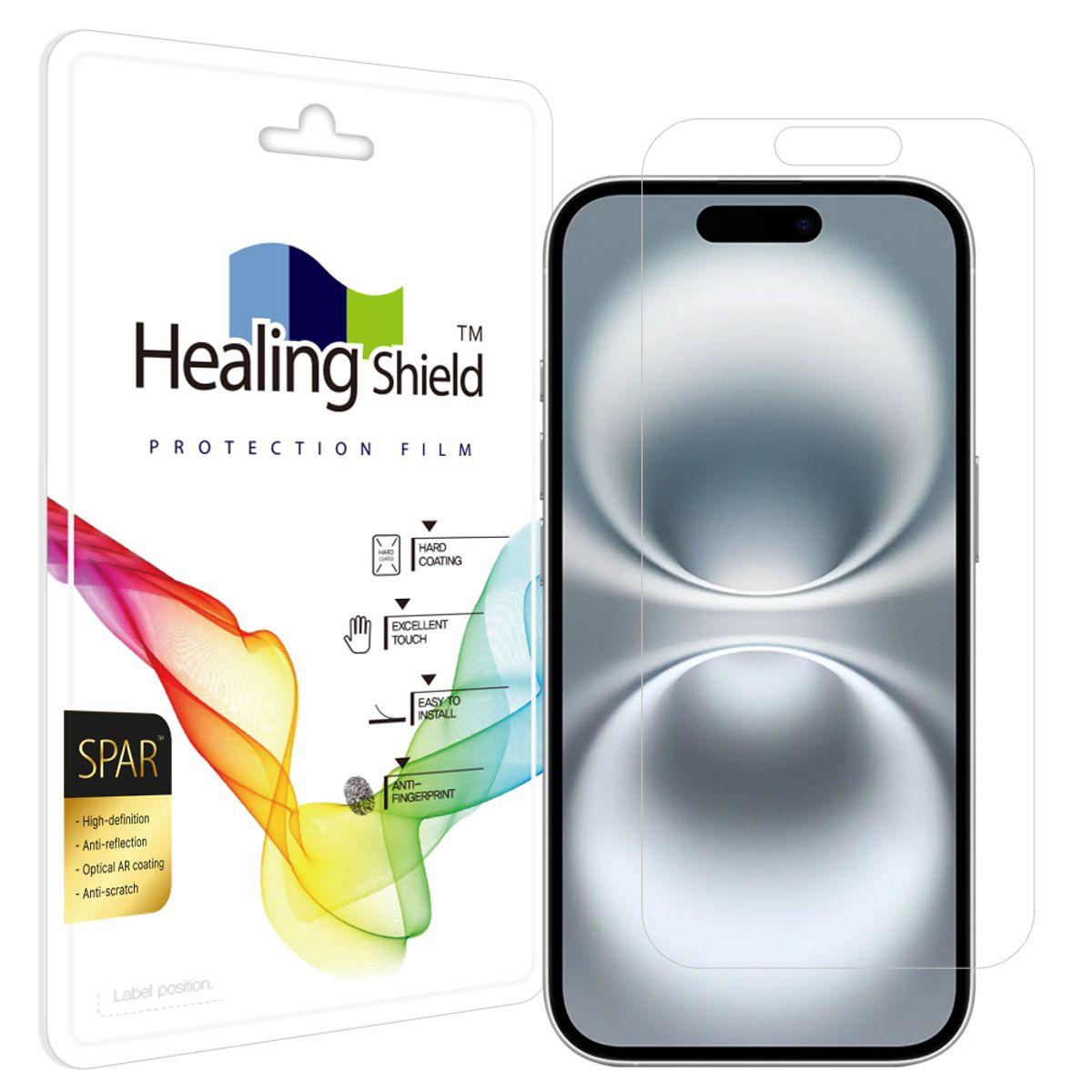 힐링쉴드(HEALINGSHIELD) 아이폰16 슈페리어 AR 고화질 액정보호필름 1매