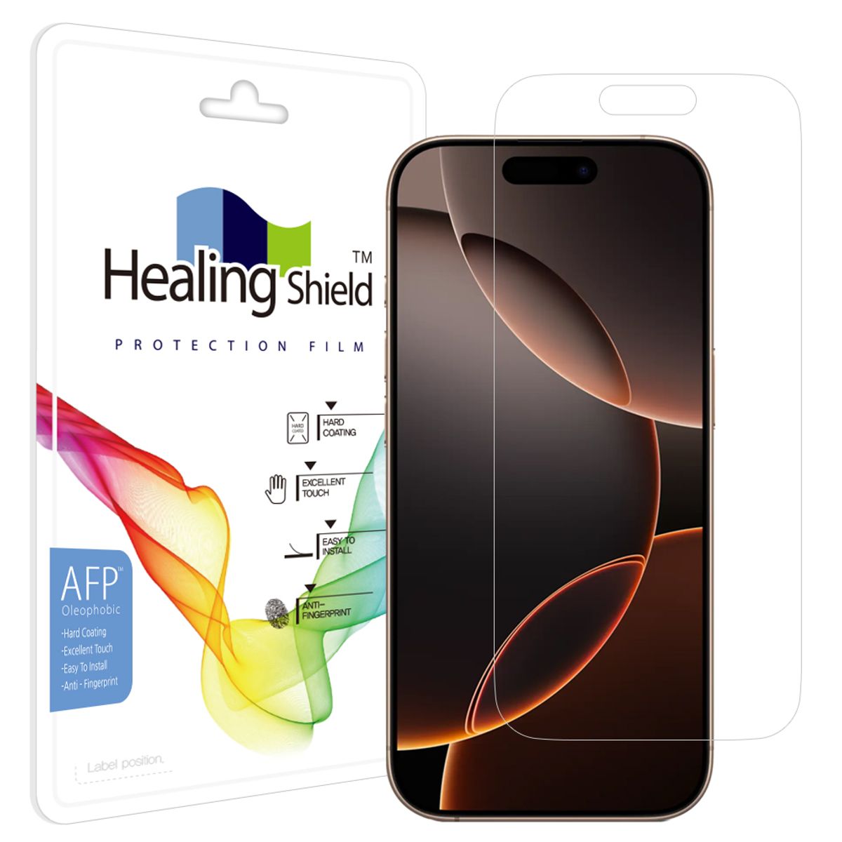 힐링쉴드(HEALINGSHIELD) 아이폰16 프로 올레포빅 액정보호필름 1매