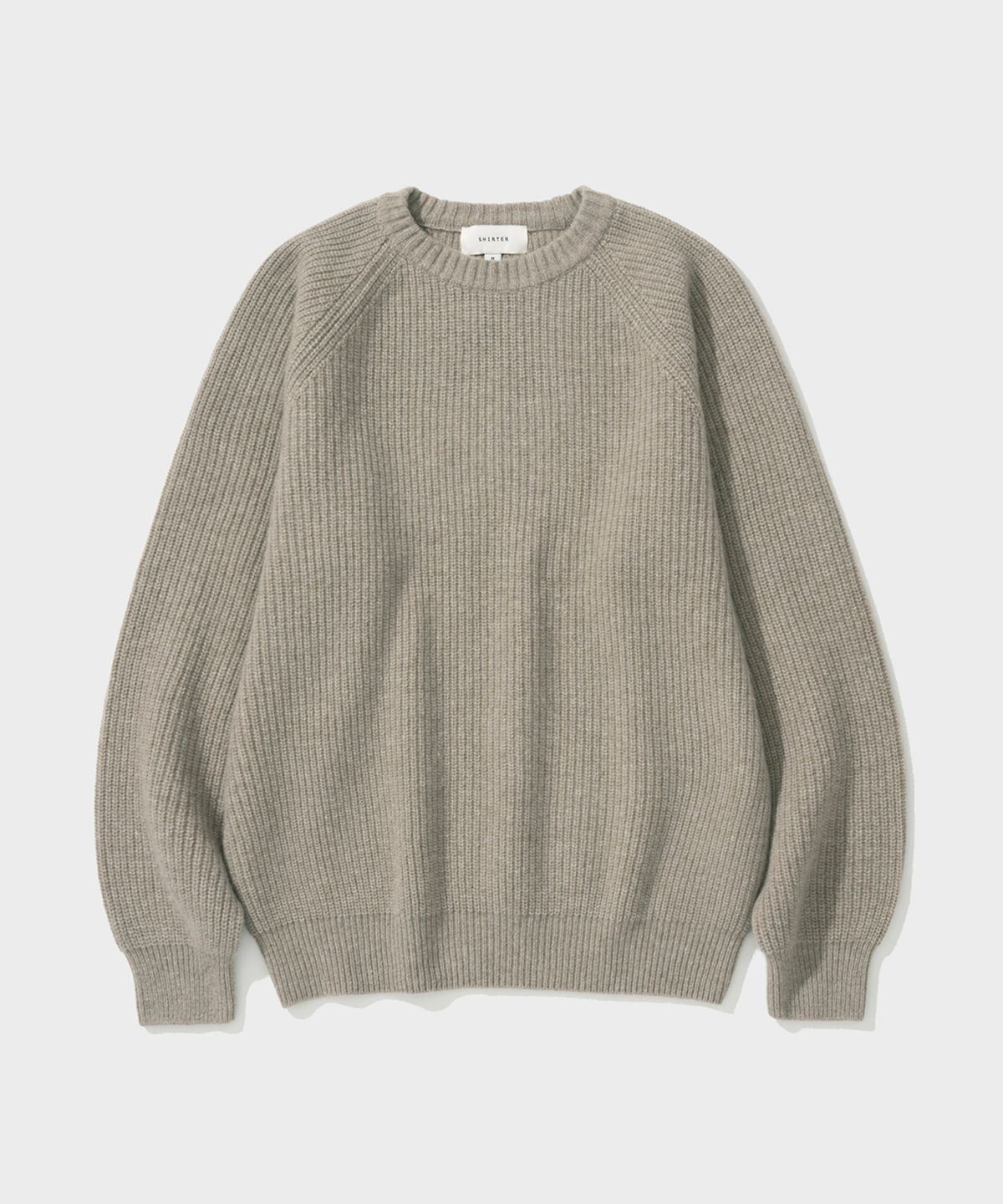 셔터(SHIRTER) WOOL CHUNKY KNIT V2 (MELANGE BEIGE)