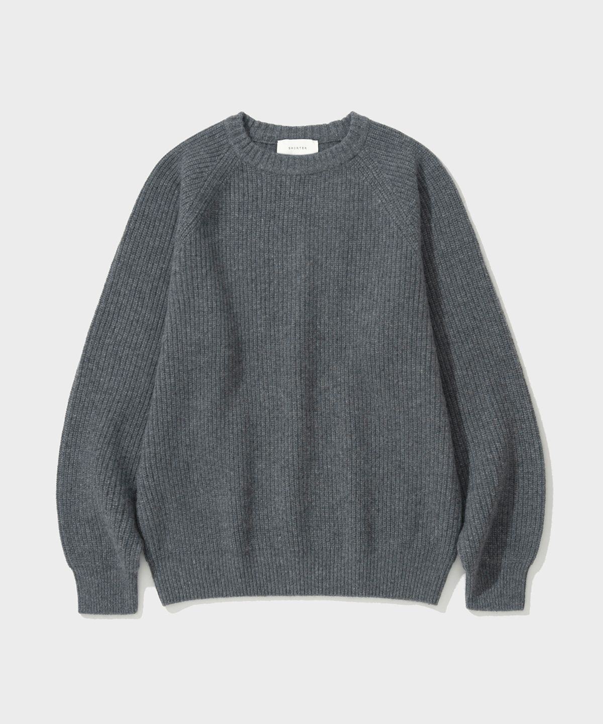 셔터(SHIRTER) WOOL CHUNKY KNIT V2 (MELANGE GREY)