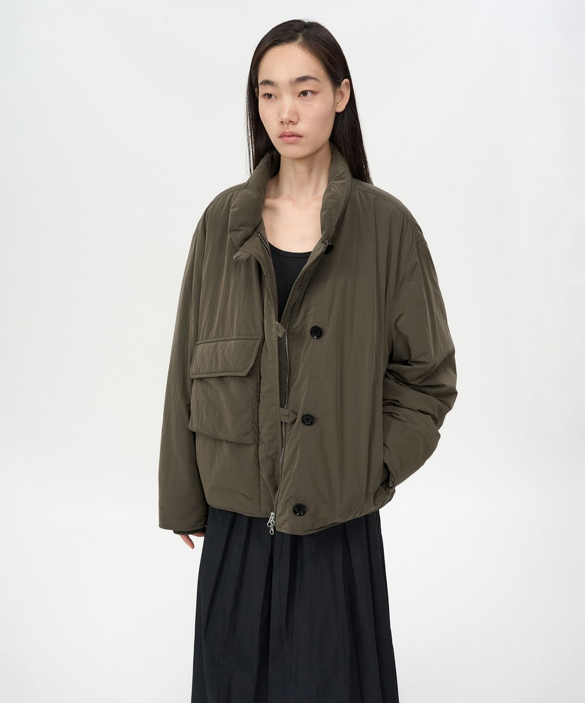 인사일런스 우먼(INSILENCE WOMEN) M69 푸퍼 자켓 BROWN