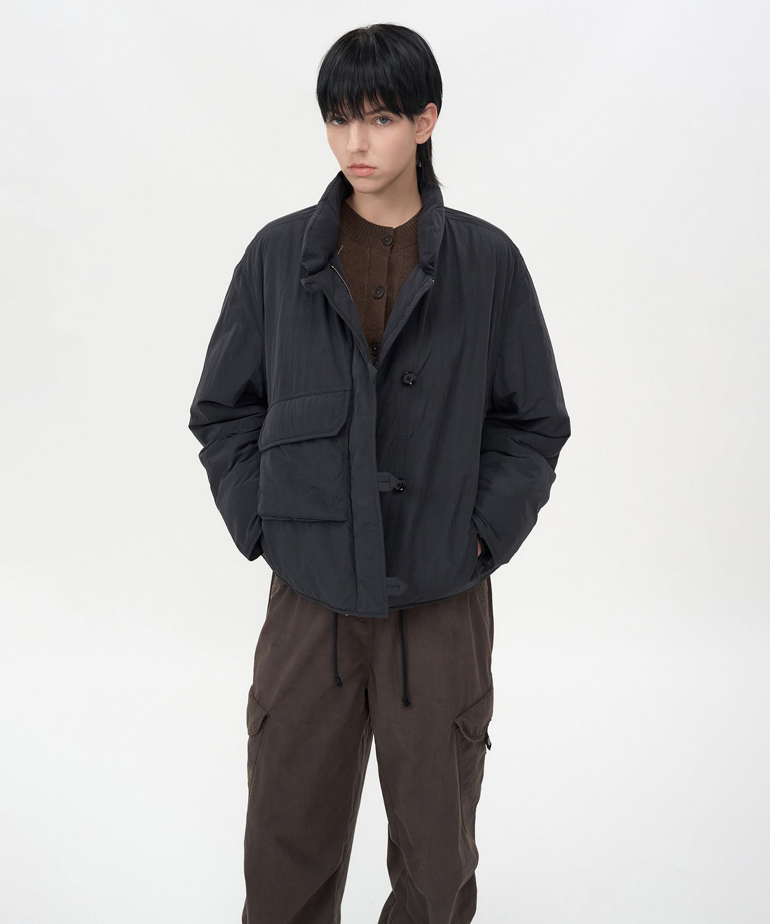 MUSINSA公式 | INSILENCE WOMEN M69 プファージャケット BLACK