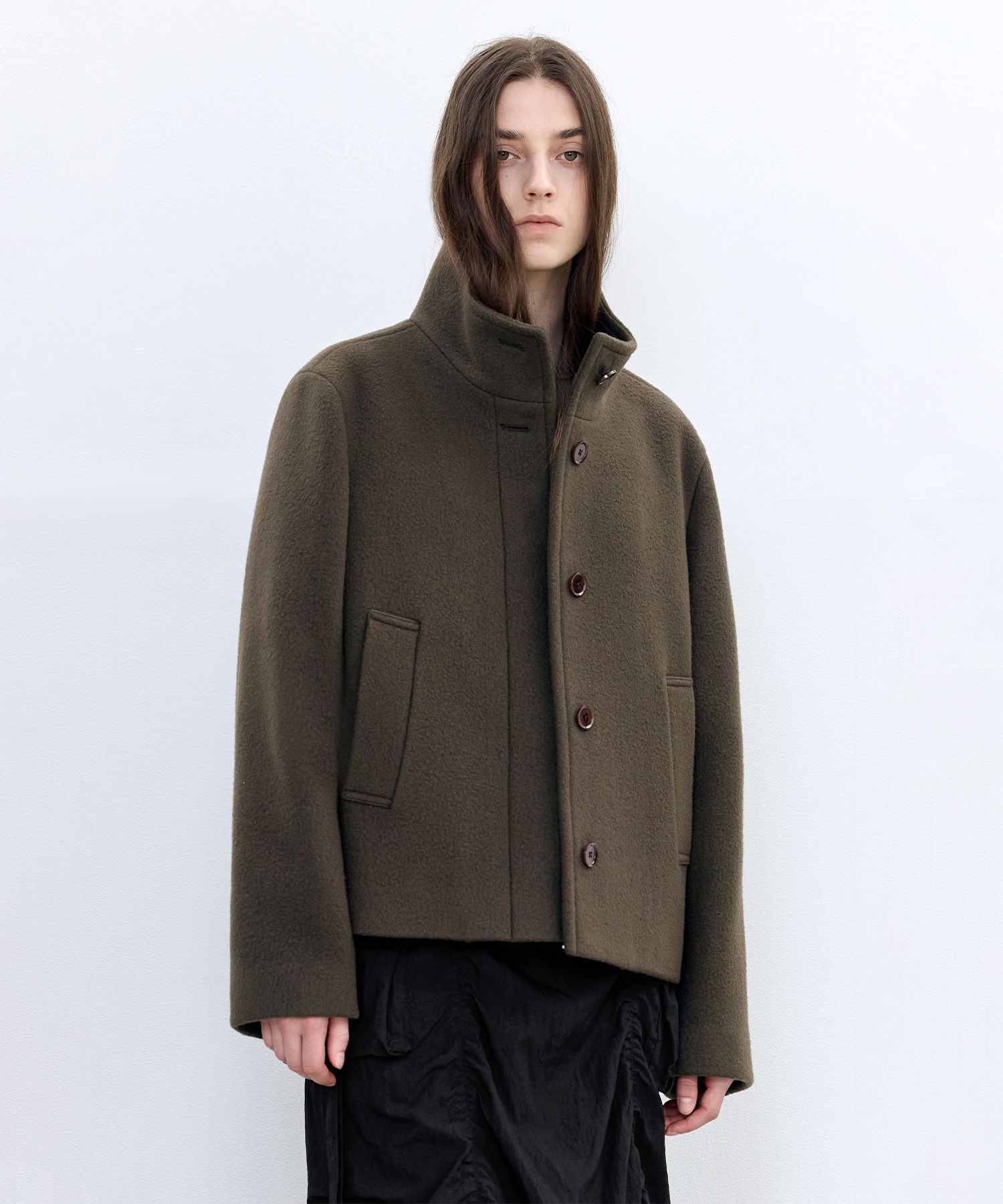 [INSILENCE] Minimal short coat /追跡付 INSILENCE] Minimal short coat /追跡付 (IN SILENCE/コート