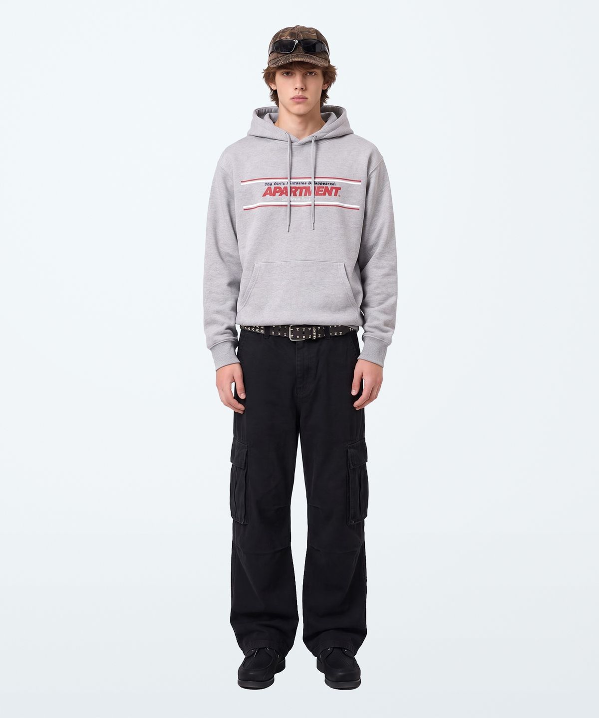 아파트먼트(APARTMENT) STEADY HOODIE - GRAY
