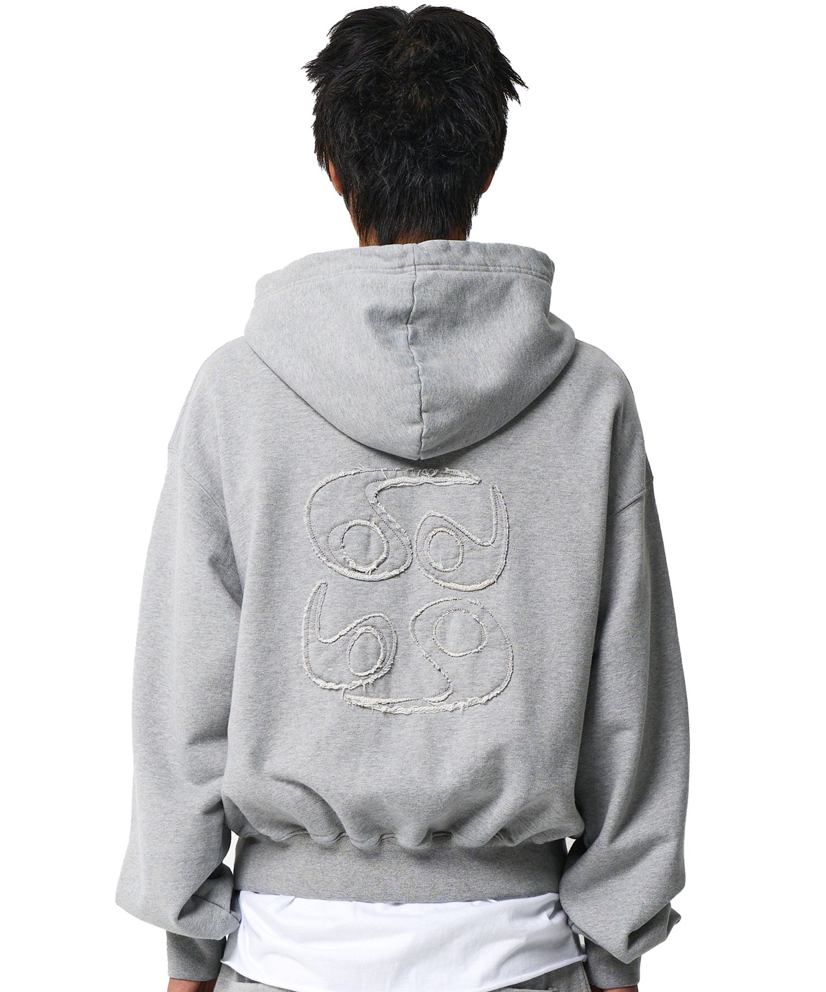 MUSINSA公式 | 9999ARCHIVE Vintage Big Logo Hoodie Zip-UP (2WAY)