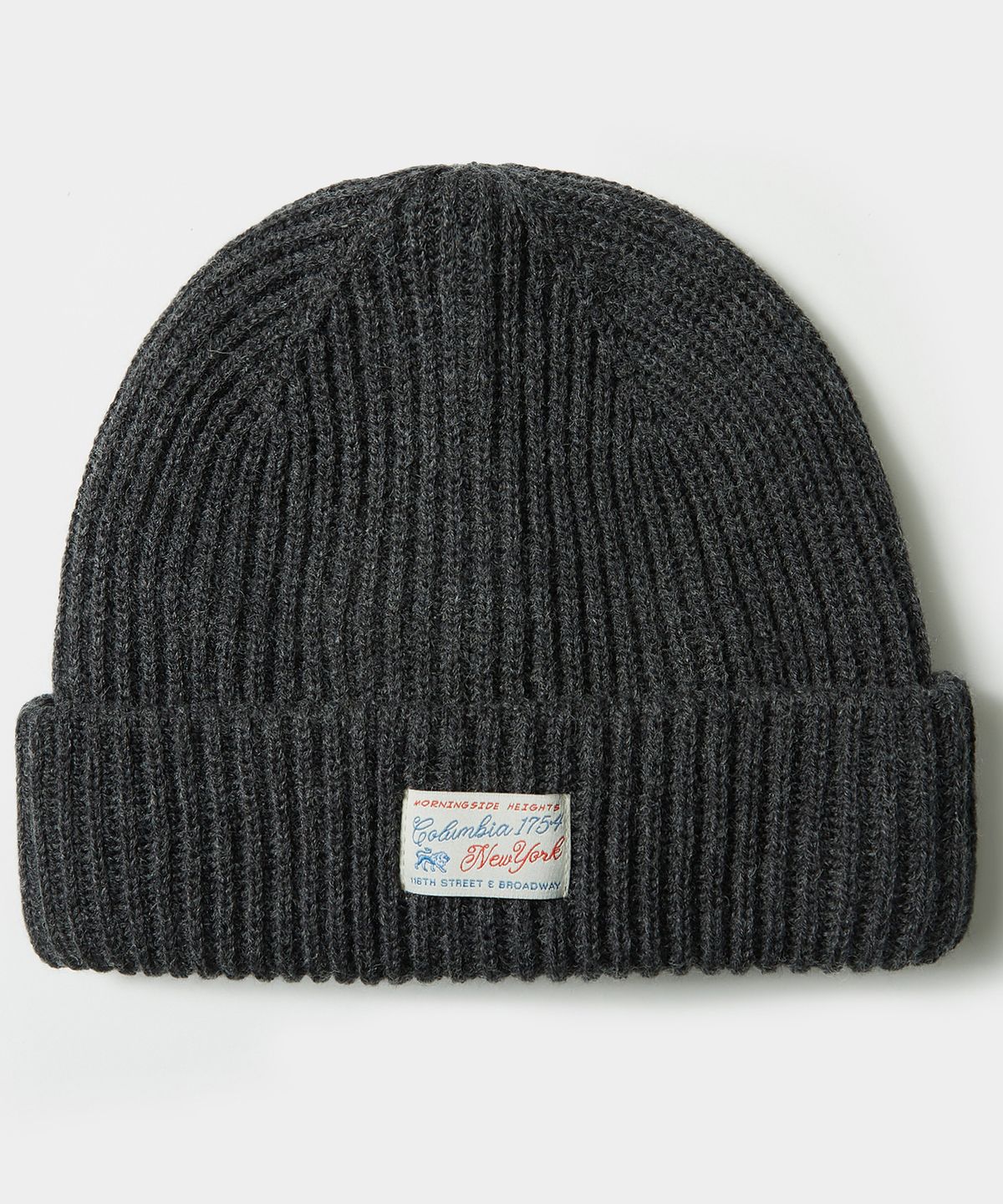 컬럼비아 유니버시티(COLUMBIA UNIVERSITY) SL-LABEL RELAX FIT KNIT BEANIE 차콜