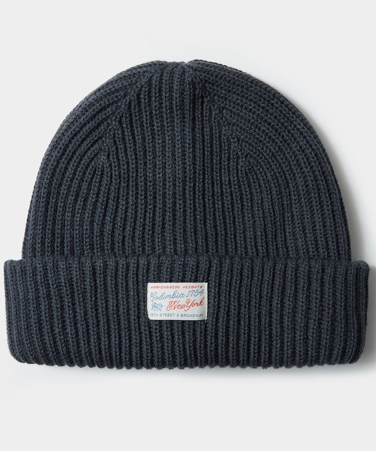 컬럼비아 유니버시티(COLUMBIA UNIVERSITY) SL-LABEL RELAX FIT KNIT BEANIE 크라운네이비