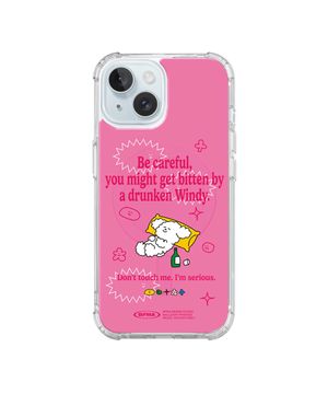 맥세이프 폰케이스 - 드렁큰 윈디 (핑크)