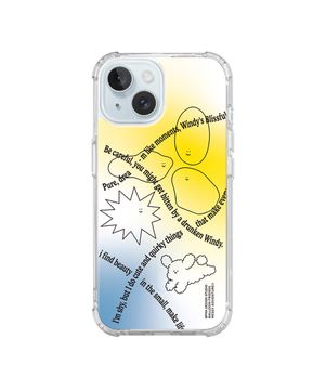 맥세이프 폰케이스 - 윈디 그라데이션 (블루 옐로우)