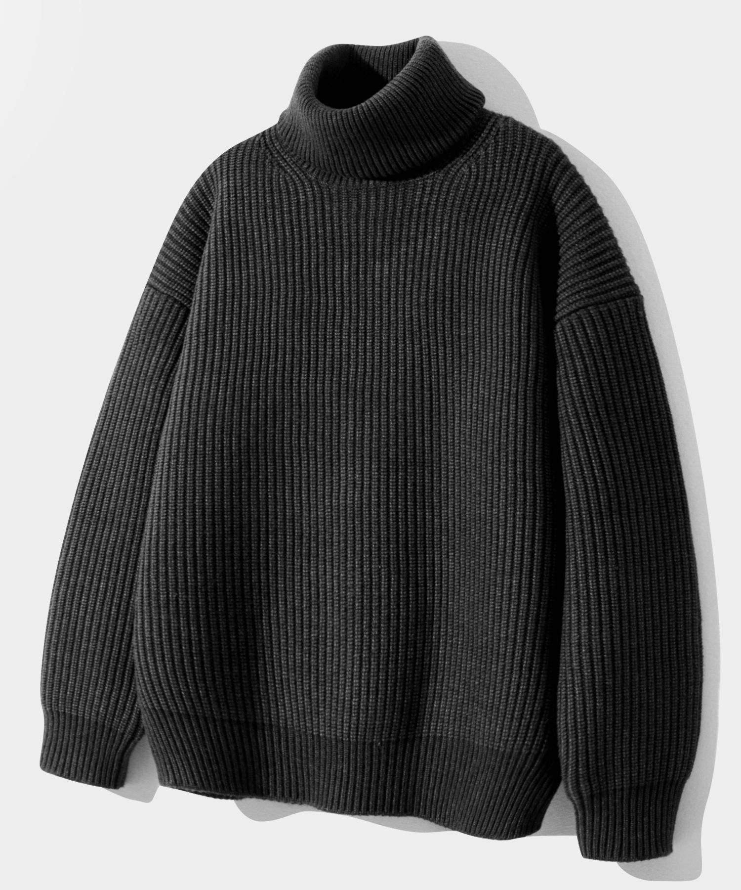【DIMITRI BLACK】 ASI Essential Heavyweight Turtleneck Knit Knitwear - 디미트리블랙 (DIMITRIBLACK)