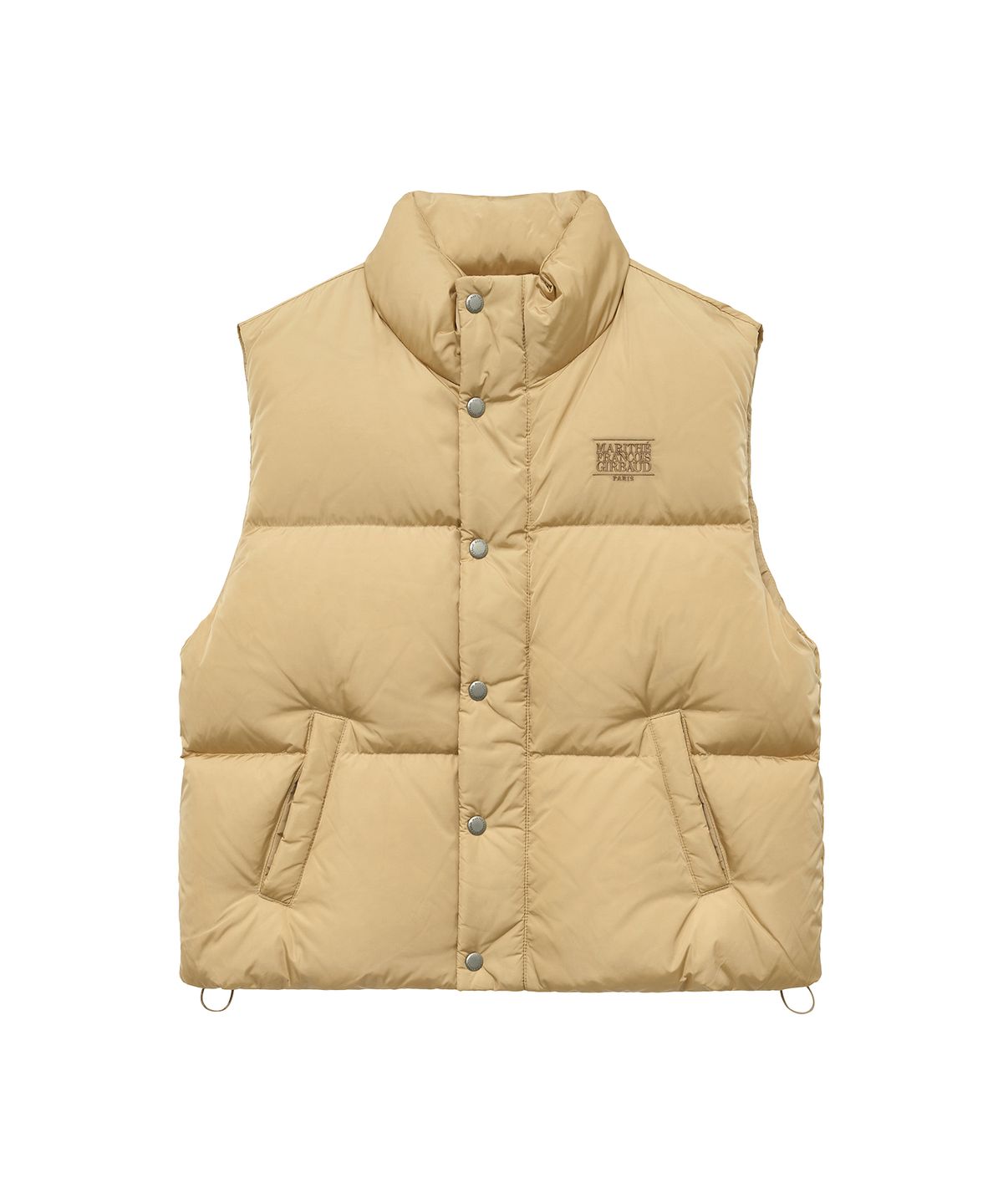 마리떼 프랑소와 저버(MARITHÉ + FRANҪOIS GIRBAUD) CLASSIC LOGO DUCK DOWN VEST light yellow