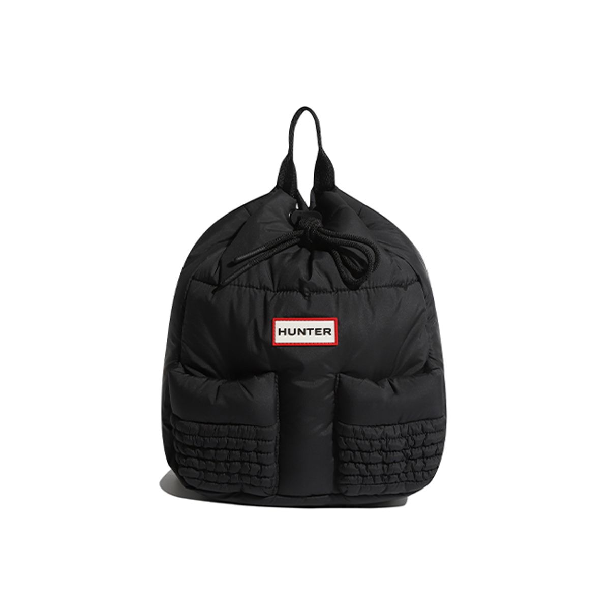헌터(HUNTER) [UNISEX] 스모크드 푸퍼 백팩 - 블랙 UBB3706KBMBLK