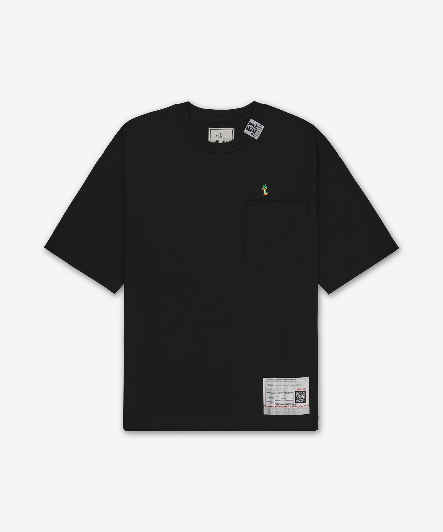 【MIHARA YASUHIRO】Duck Embroidery Short Sleeve T-shirt MUSINSA | MAISON MIHARA YASUHIRO Duck Embroidered Short