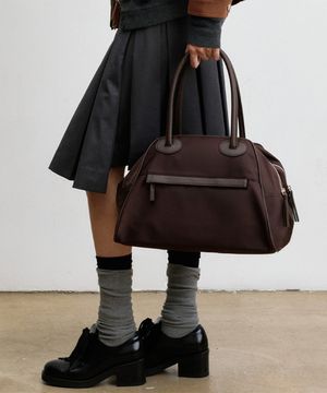 TWO ZIPPER BAG NYLON ORIGINAL(CHOCO SYRUP)