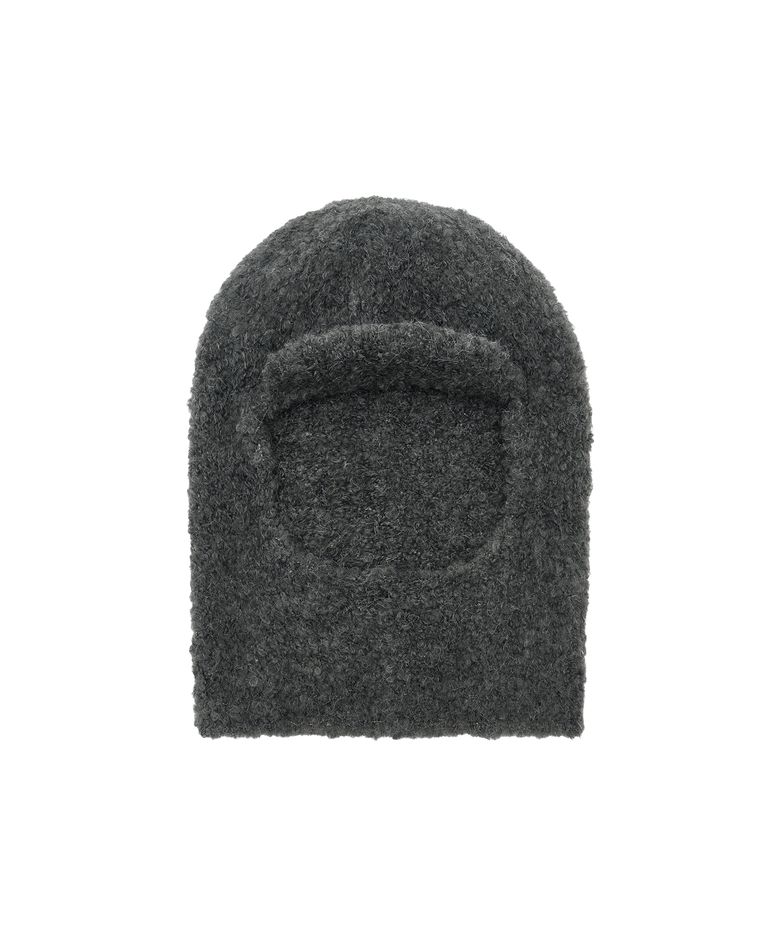 REGULAR LOGO BALACLAVA charcoal