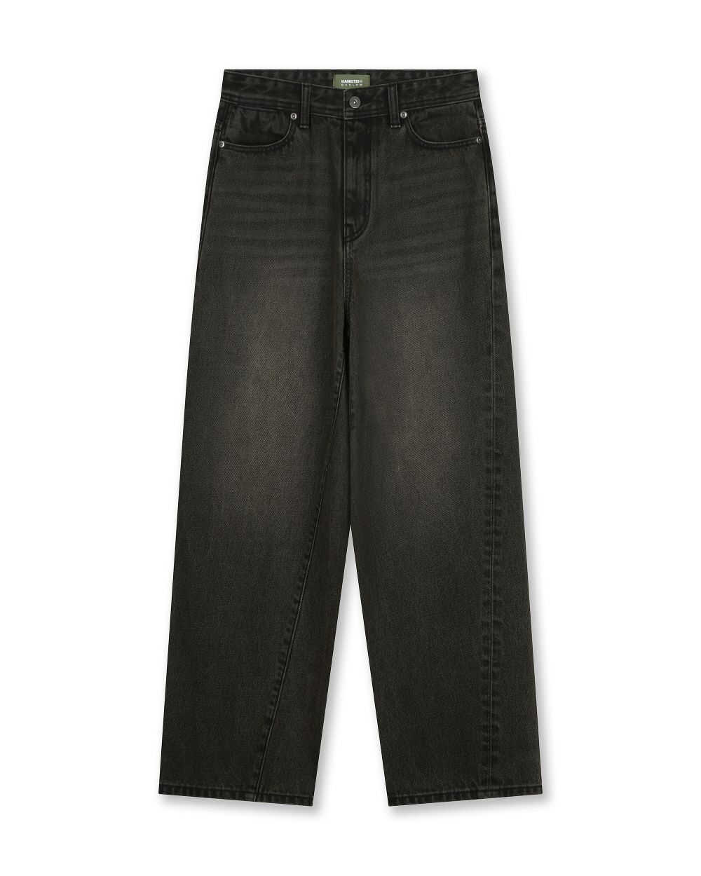 ★MUSINSA STANDARD★ Fertig banding Bermuda denim pants medi Shop Pants at MUSINSA