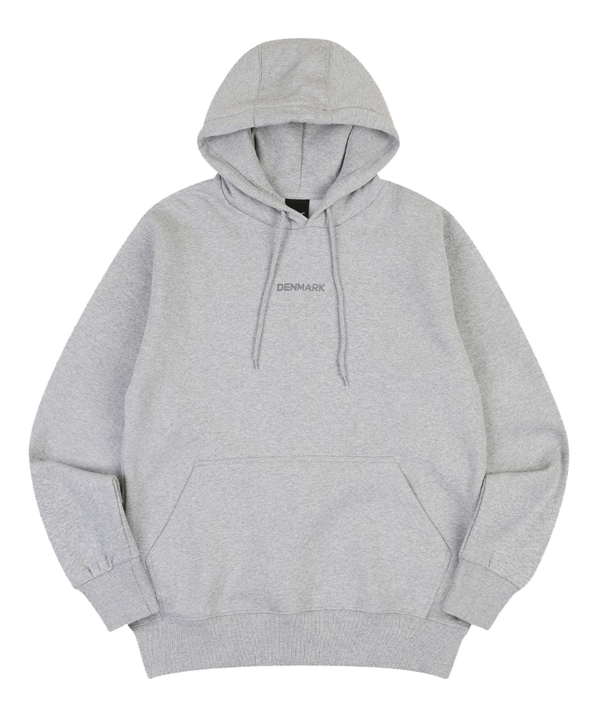 유니어패럴(UNI APPAREL) UA덴마크 프린팅 기모 후드티 그레이