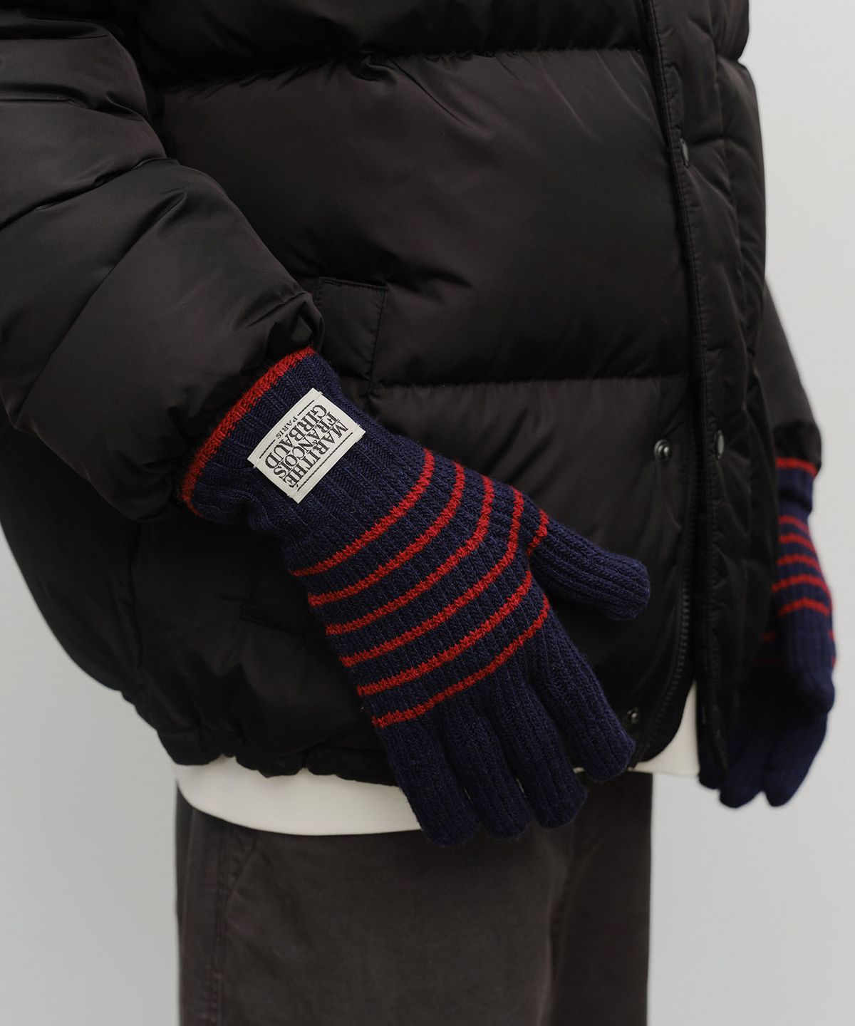 마리떼 프랑소와 저버(MARITHÉ + FRANҪOIS GIRBAUD) CLASSIC LOGO GLOVE navy