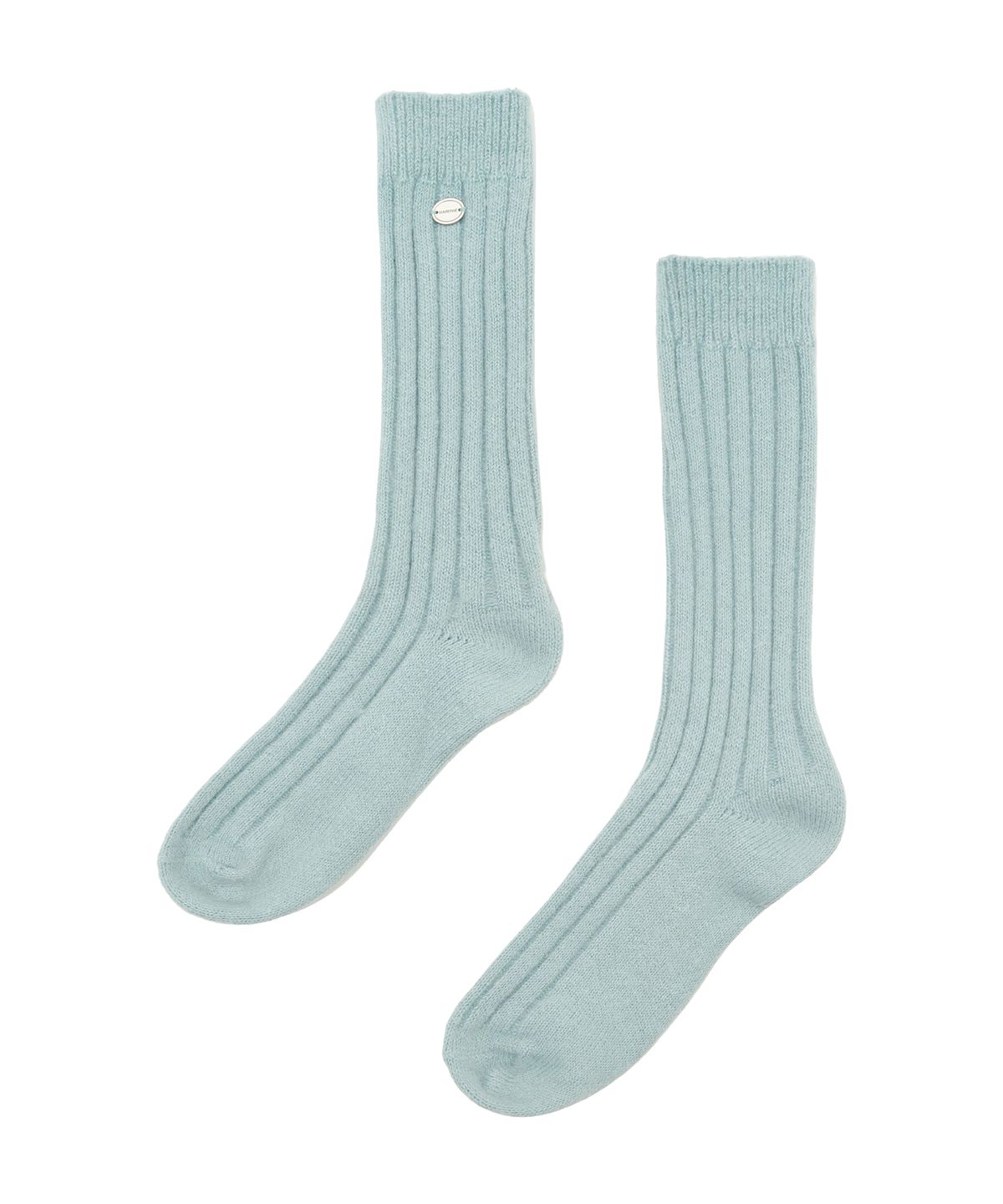 마리떼 프랑소와 저버(MARITHÉ + FRANҪOIS GIRBAUD) REGULAR LOGO KNIT SOCKS vintage blue