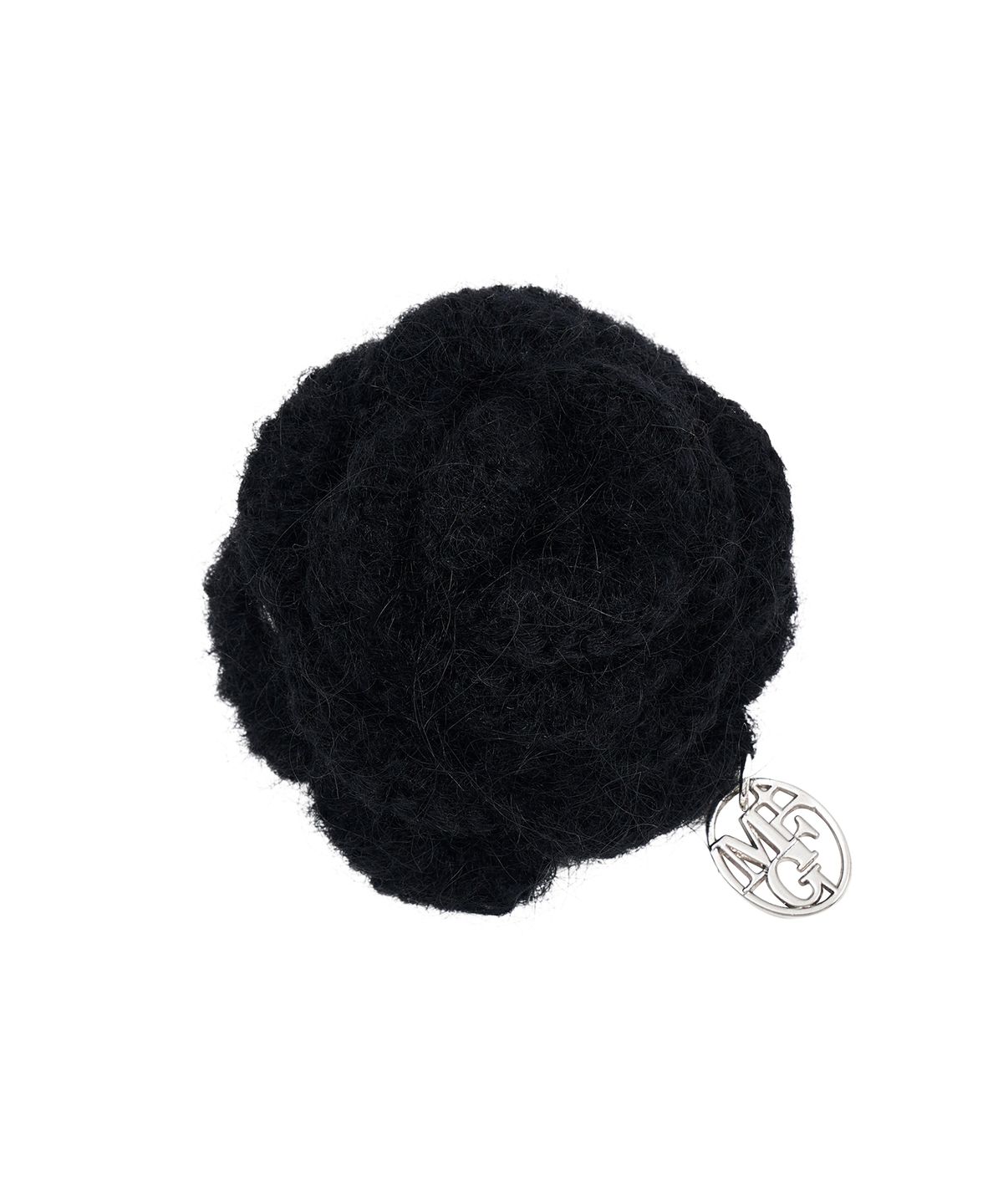 마리떼 프랑소와 저버(MARITHÉ + FRANҪOIS GIRBAUD) CIRCLE LOGO FLOWER BROOCH black