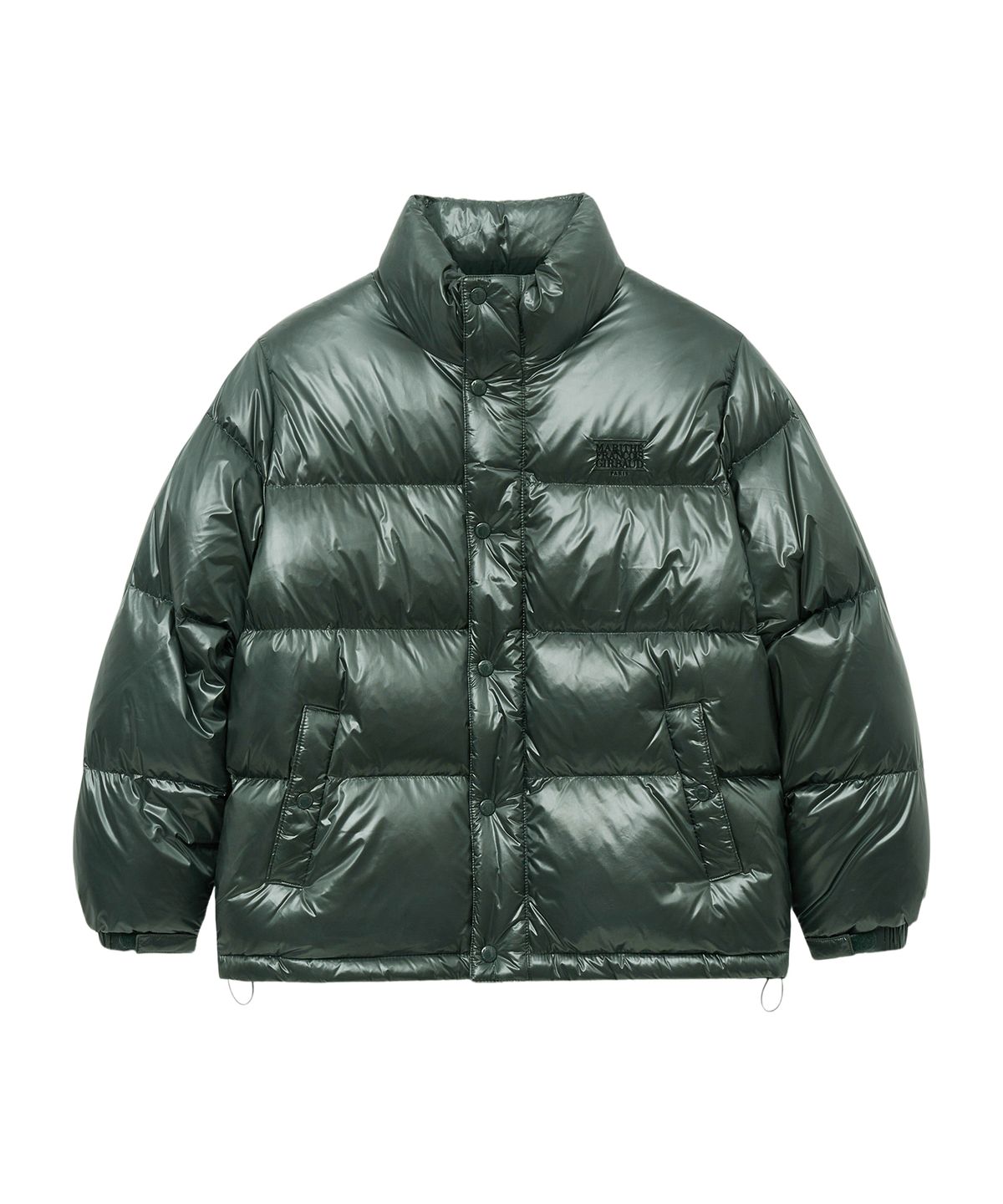 마리떼 프랑소와 저버(MARITHÉ + FRANҪOIS GIRBAUD) GLOSSY DUCK DOWN PUFFER green