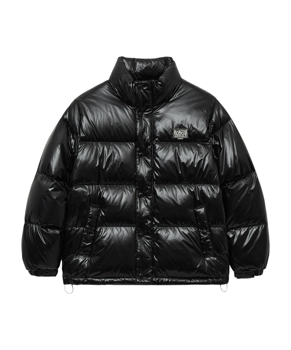 마리떼 프랑소와 저버(MARITHÉ + FRANҪOIS GIRBAUD) GLOSSY DUCK DOWN PUFFER black