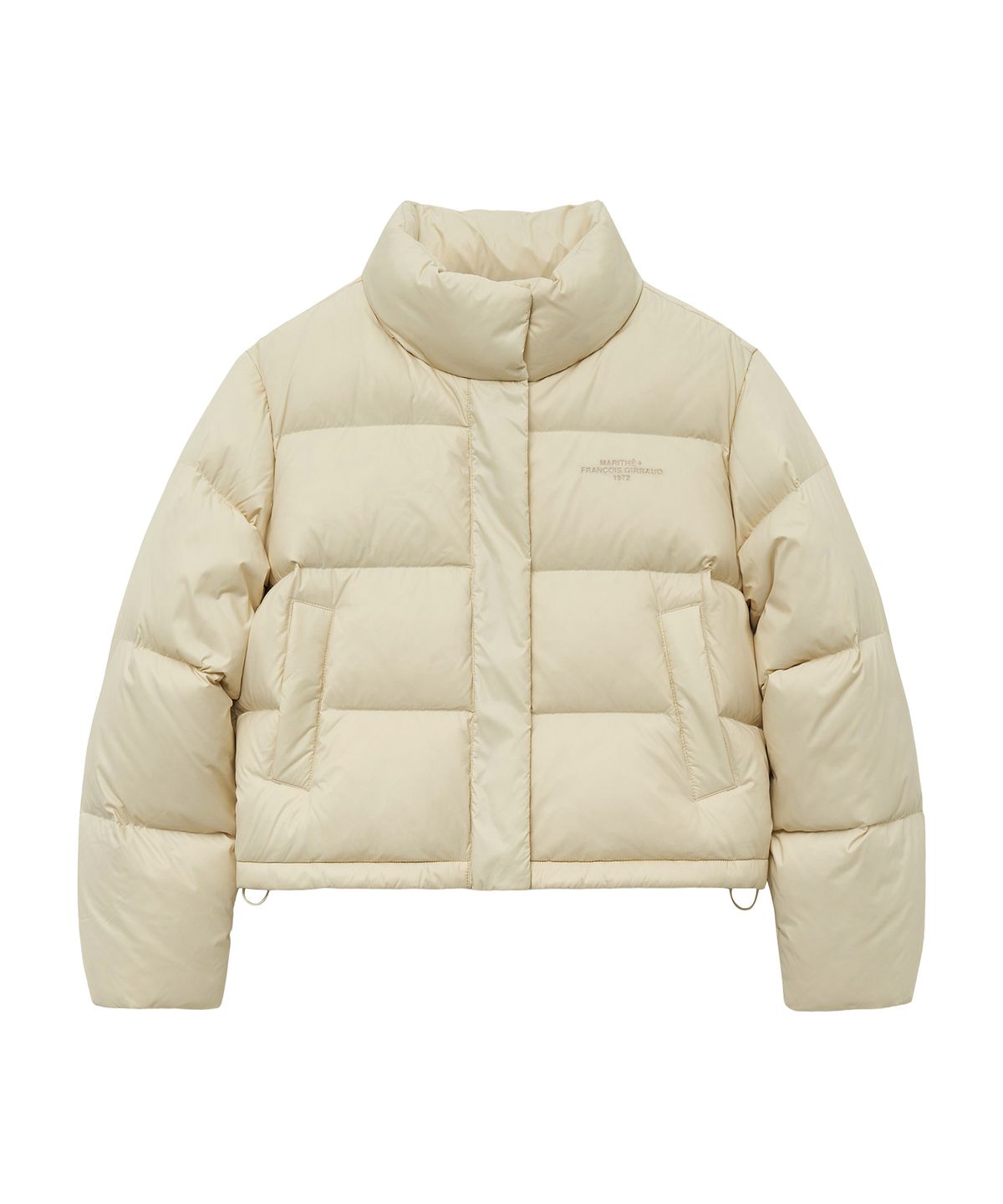 마리떼 프랑소와 저버(MARITHÉ + FRANҪOIS GIRBAUD) W BASIC DUCK DOWN CROP PUFFER ivory