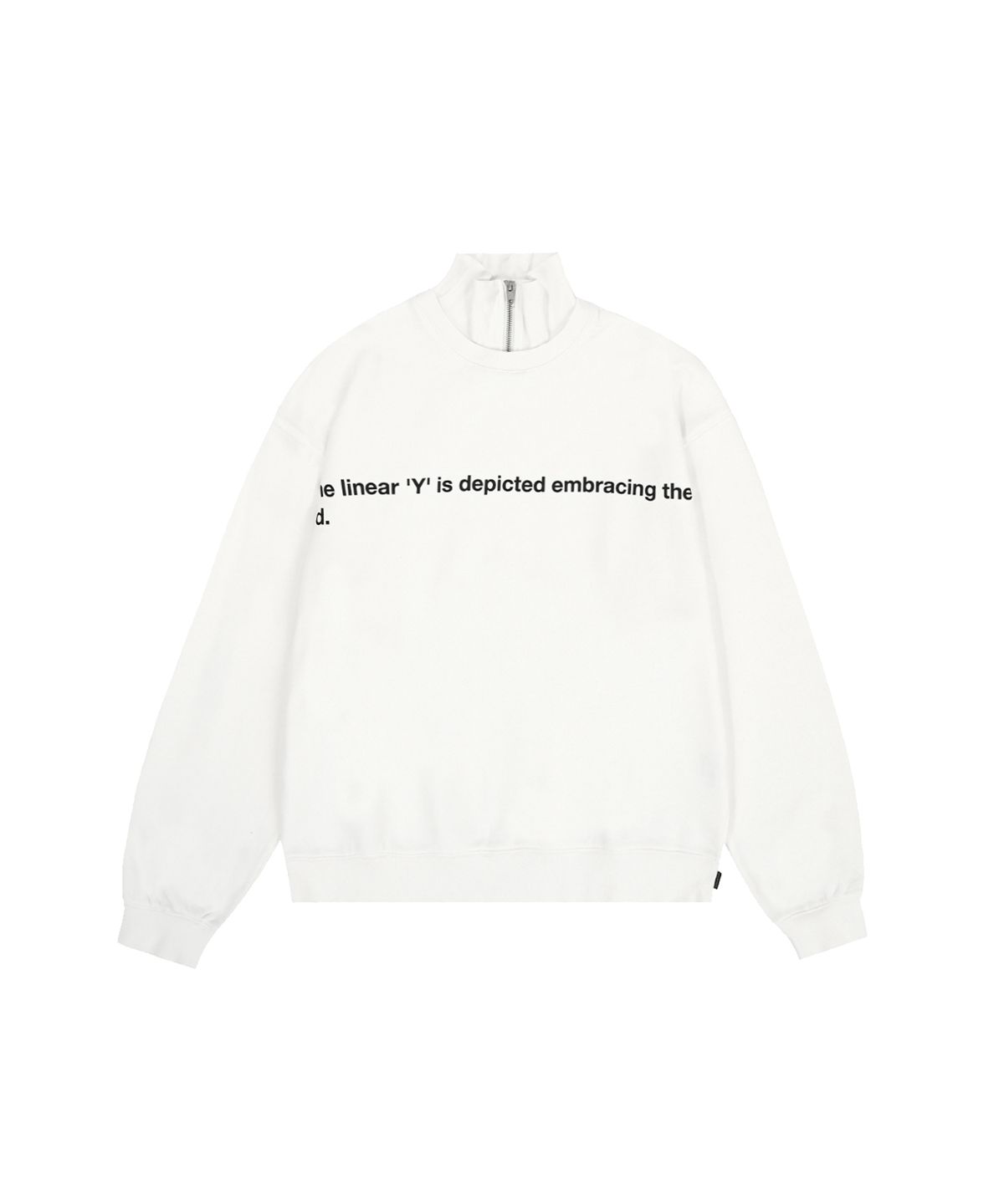 오픈야드(오와이)(OPENYARD(OY)) MEANING POLA ZIPPER MTM - WHITE