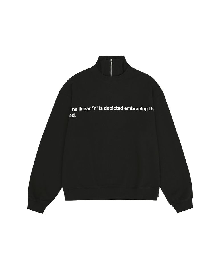 MEANING POLA ZIPPER MTM - BLACK
