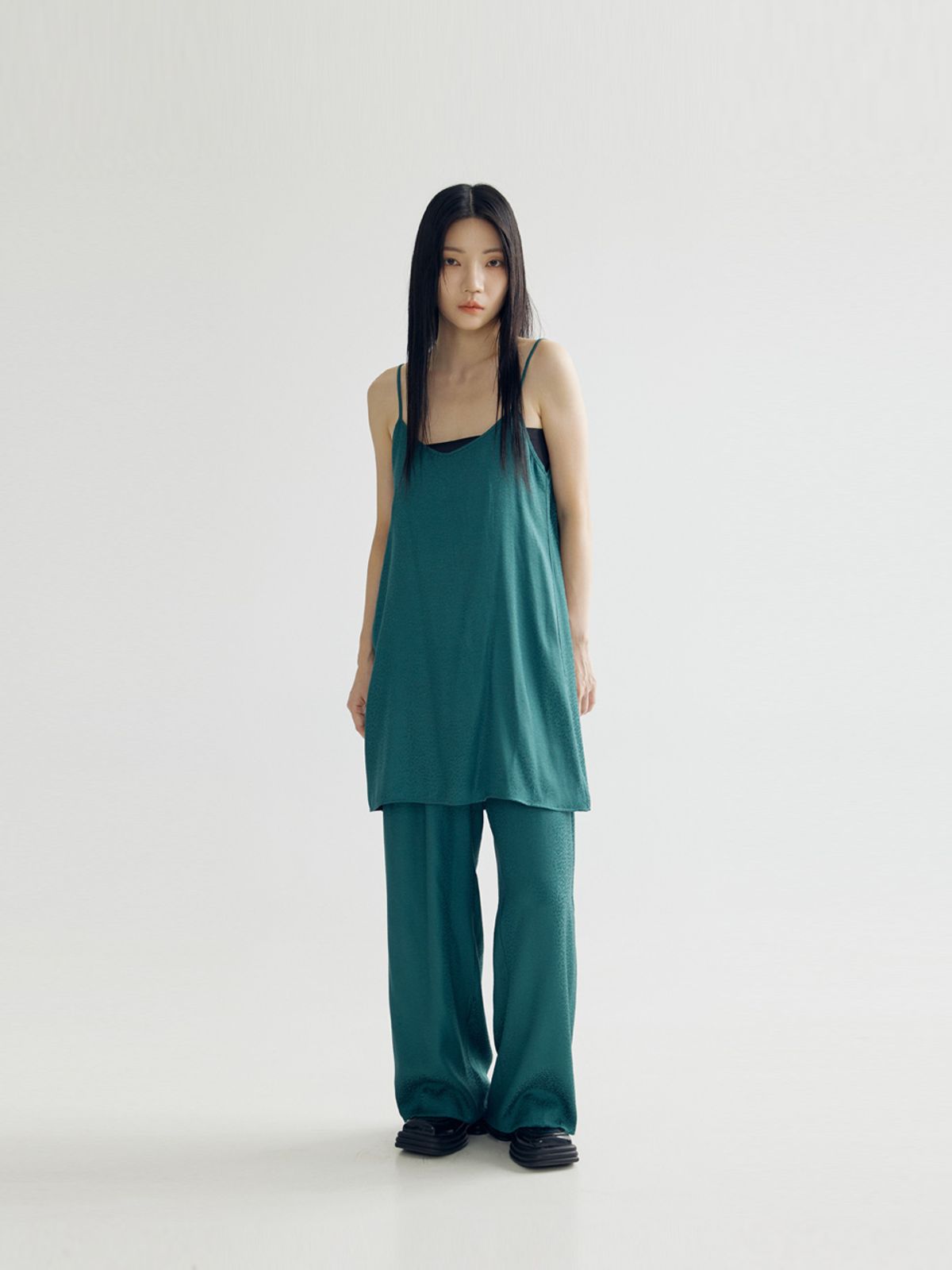 봄날 부티크(BOMNAL BOUTIQUE) 레오파드 팬츠 _ 딥그린