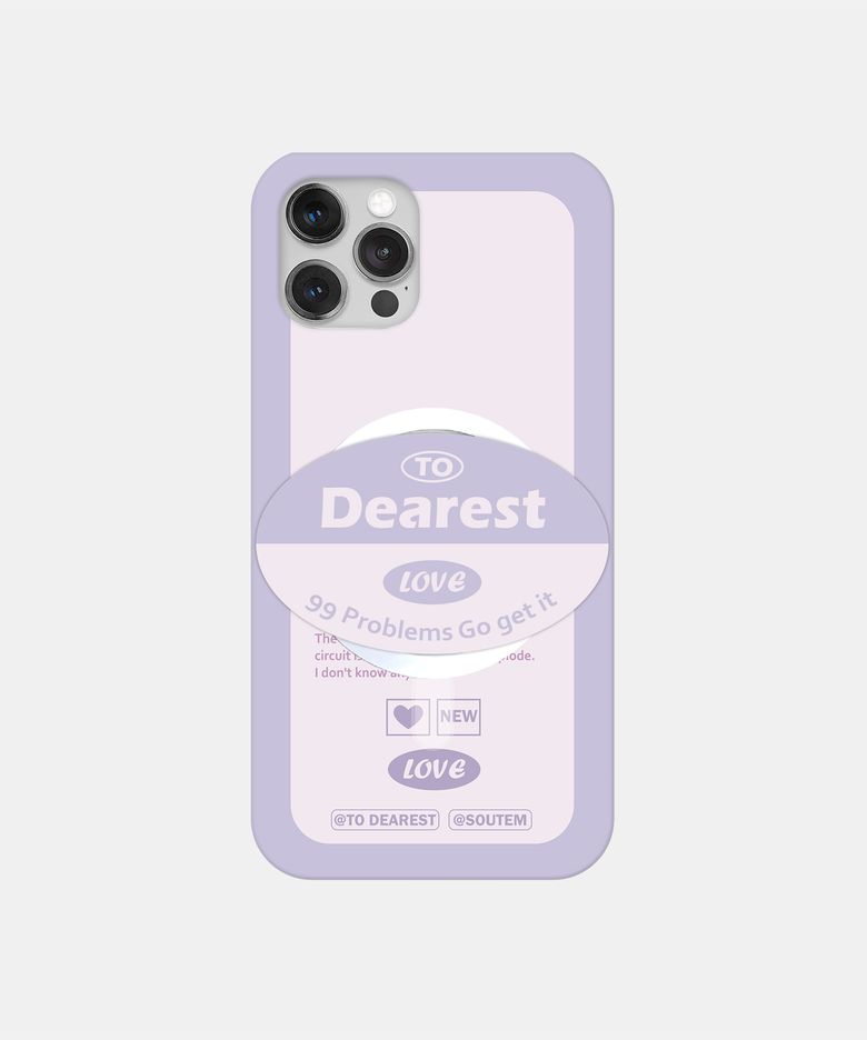[Magsafe] Dearest_Slim Hard Phone Case Tok Set