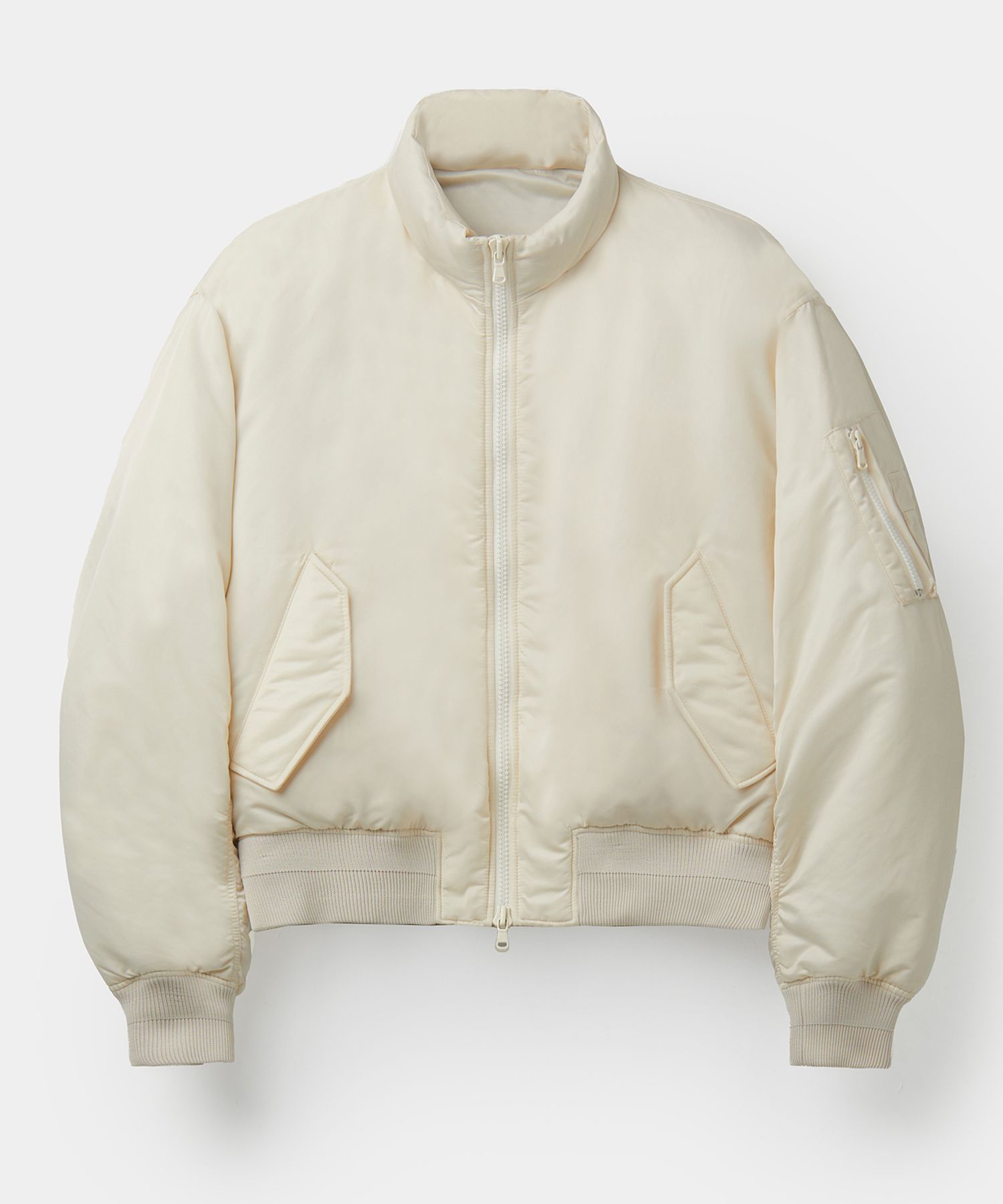 MUSINSA公式 | COOR スタンドカラー ネック ダウン プファー (クリーム