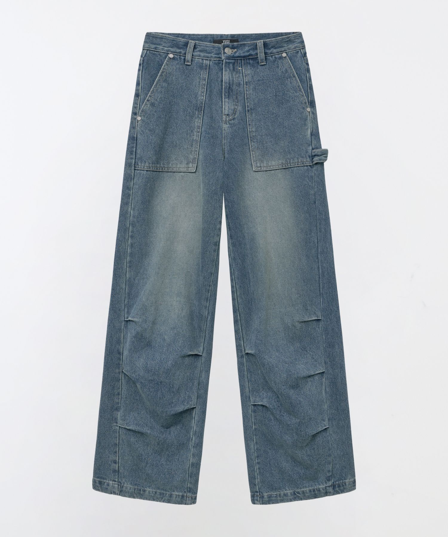 パンツ igusa NEKO CARPENTER DENIM PANTS MUSINSA | YUSE CARPENTER DENIM WIDE PANTS - INDIGO