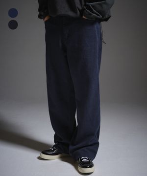 Column Line Texture Wide Pants [2 Colors]