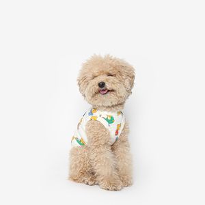 하이베어 강아지 민소매 나시티