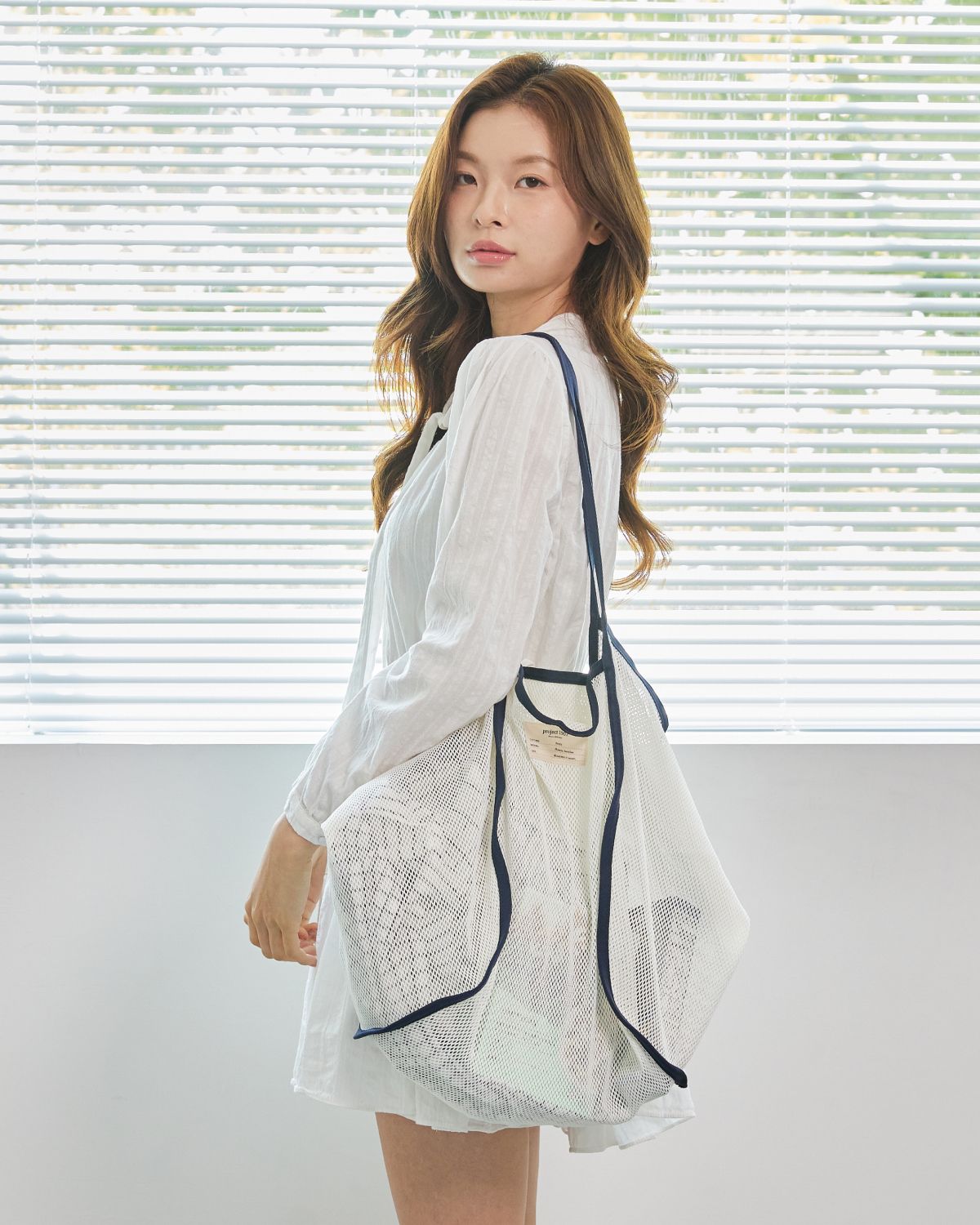 프로젝트 1907(PROJECT1907) [PLASTIC] Big Mesh Bag (2 Color)