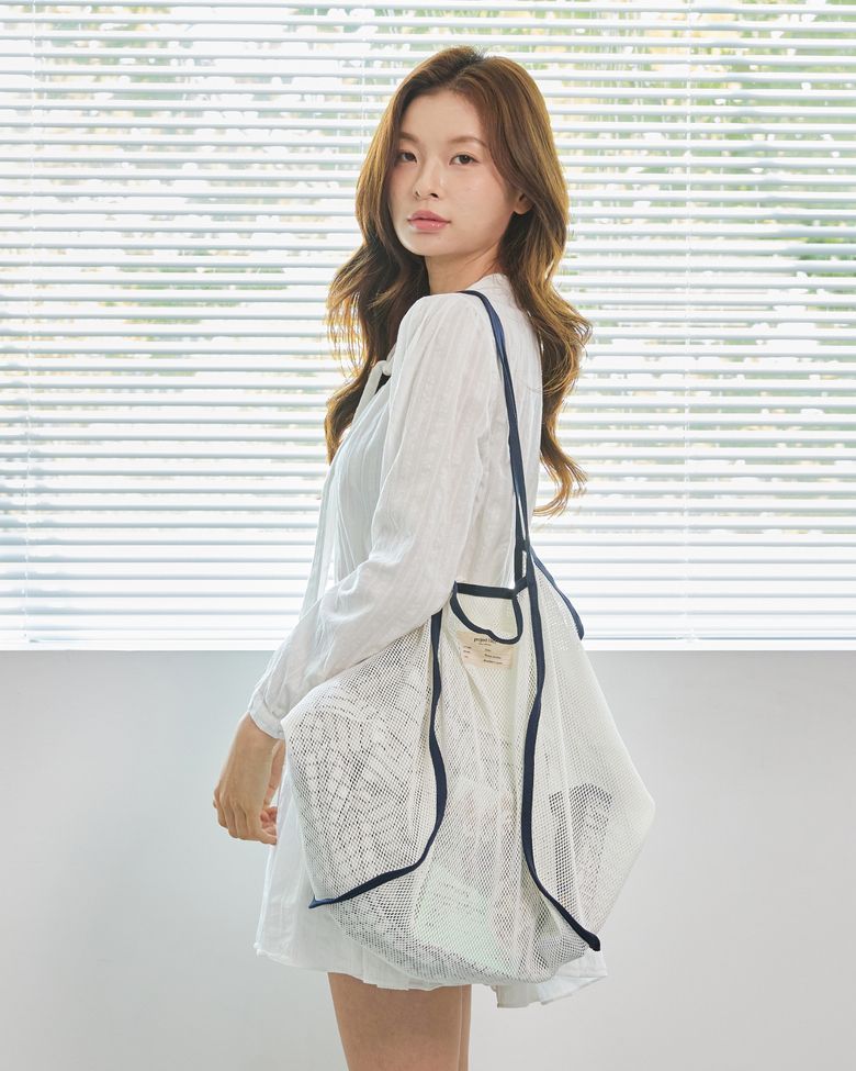 [PLASTIC] Big Mesh Bag (2 Color)