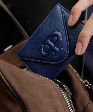 [LIMITED]CP SIGNATURE MARK CARD WALLET(BLACKBERRY)