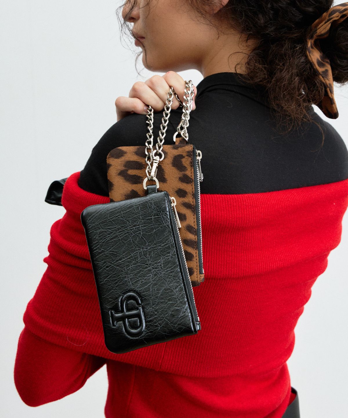 크리스틴프로젝트(CHRISTINE PROJECT) CP ZIPPER POUCH WALLET(BLACK PEPPER)