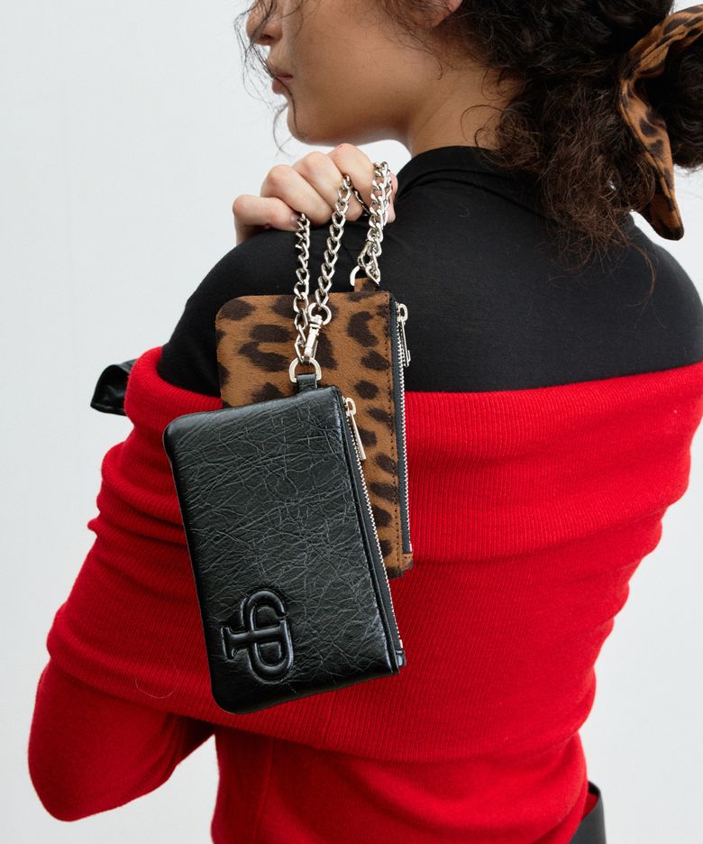 CP ZIPPER POUCH WALLET(BLACK PEPPER)