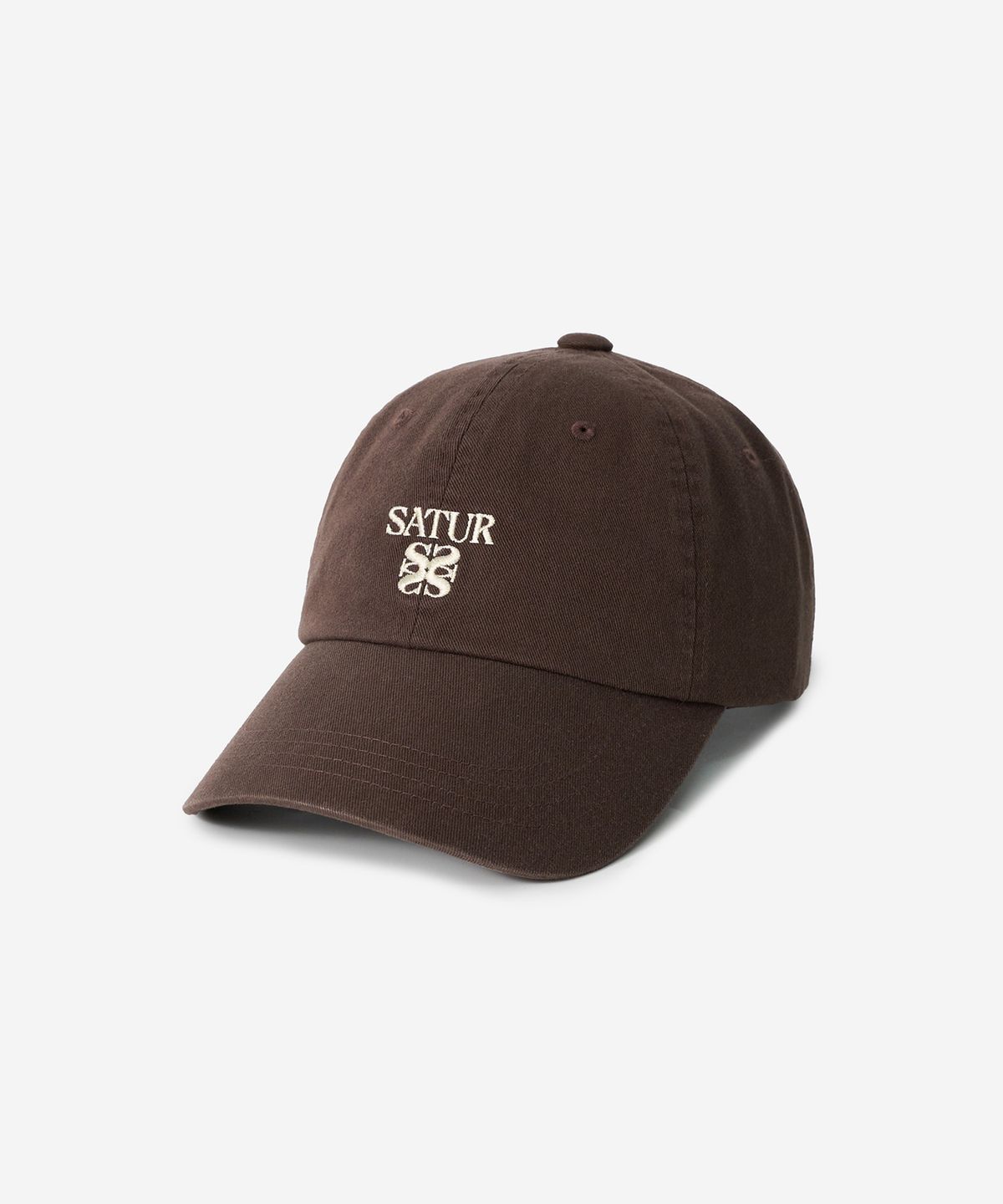 세터(SATUR) 로렌 아페로 스몰 로고 볼캡 브라운
