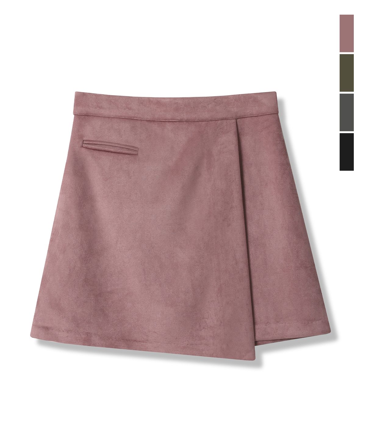 비바셔스(VIVACIOUS) Unbalance Mini Skirt - 4COL