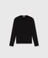 DIAGONAL LOGO LONG SLEEVE TOP BLACK