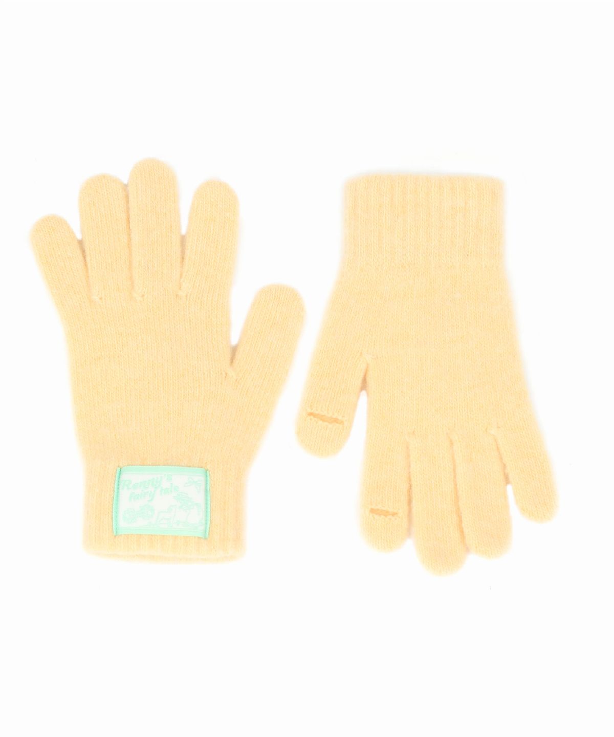 래니래니(RENNYRENNIE) FAIRY FINGER HOLE WOOL GLOVES [ LEMON ] - RENNY 울 장갑 (G003LM)