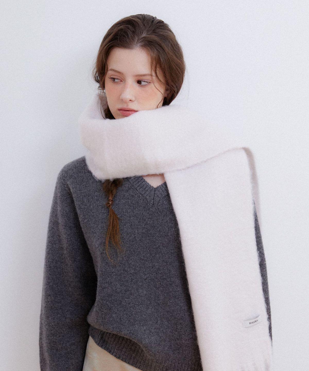 할렌(HALDEN) heavy vanilla muffler (M032_ivory)