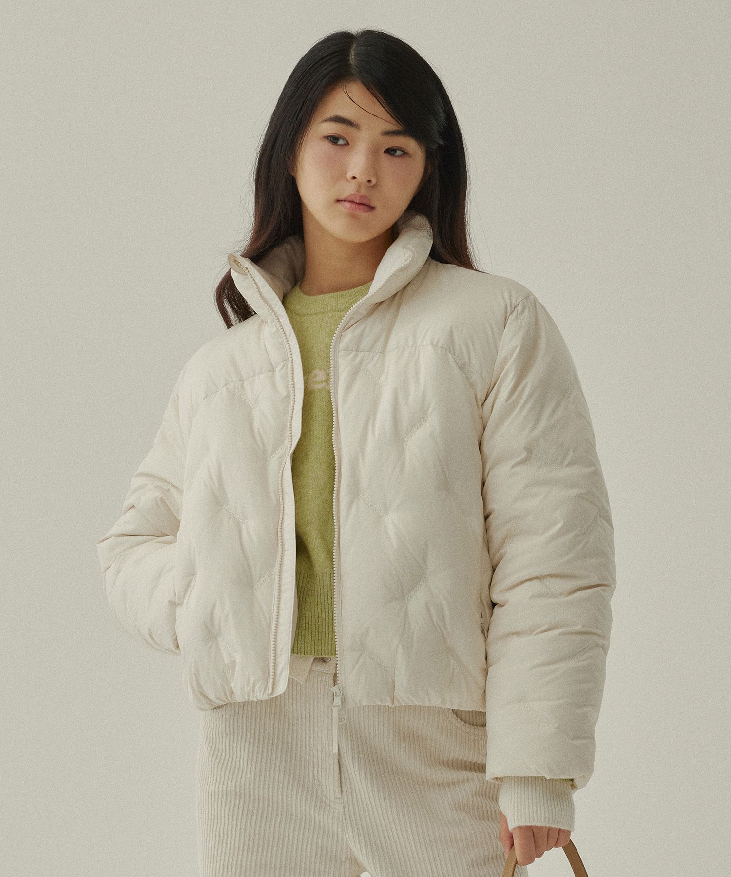ダウンジャケット・コート COVERNAT Woman RDS Civic Short Puffer Butter CO2304DP63BT MUSINSA | COVERNAT WOMAN RDS Women's Civic Logo Embroidered