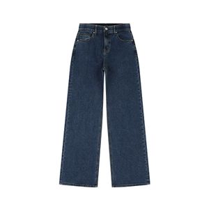 여)시즌리스 오비안밴드 와이드 핏 데님_AO5DTG063-MB